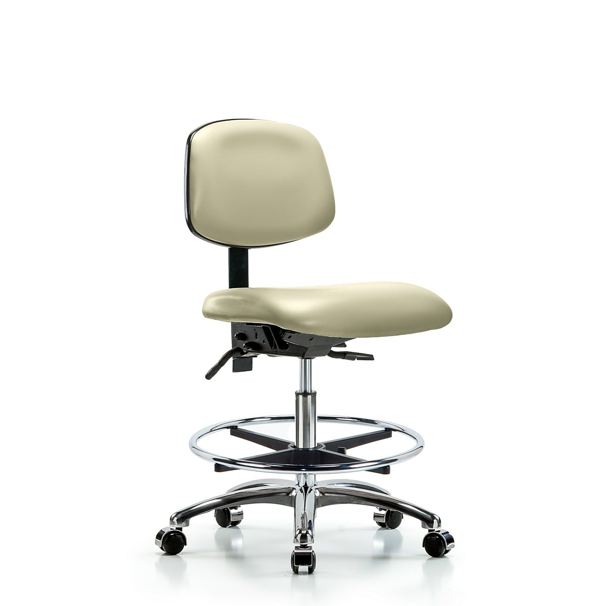 VMBCH-CR-T0-A0-CF-CC-8501 | Vinyl Chair Chrome - Medium Bench